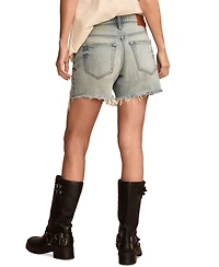 Lucky Brand Women's 90s High-Rise Denim Midi Shorts