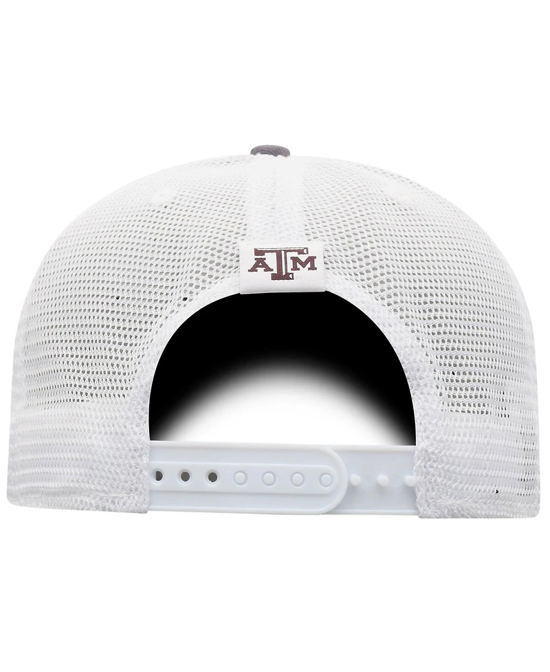 Top Of The World Men's Gray/White Texas A&M Aggies Victory Adjustable Hat