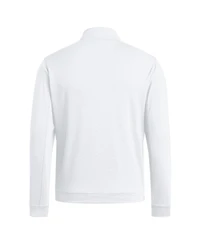 Adidas Men's White Nebraska Huskers Elevated Quarter-Zip Jacket
