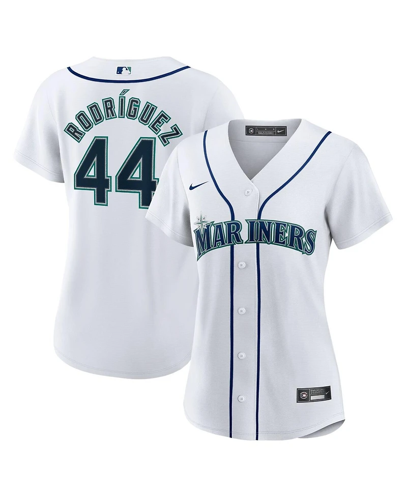 Nike Women's Julio Rodriguez White Seattle Mariners Home Replica Player Jersey