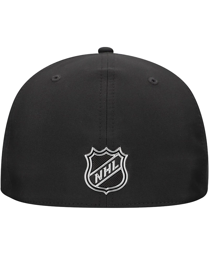 Fanatics Men's Black San Jose Sharks Training Camp Fitted Hat