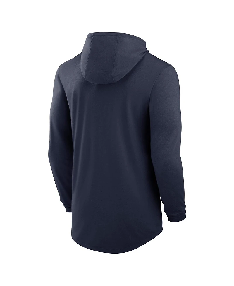 Nike Men's Navy Tennessee Titans Blitz Performance T-Shirt Hoodie