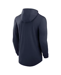 Nike Men's Navy Tennessee Titans Blitz Performance T-Shirt Hoodie