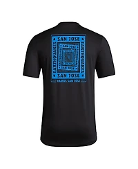 Adidas Men's Black San Jose Earthquakes Local Wrap T-Shirt