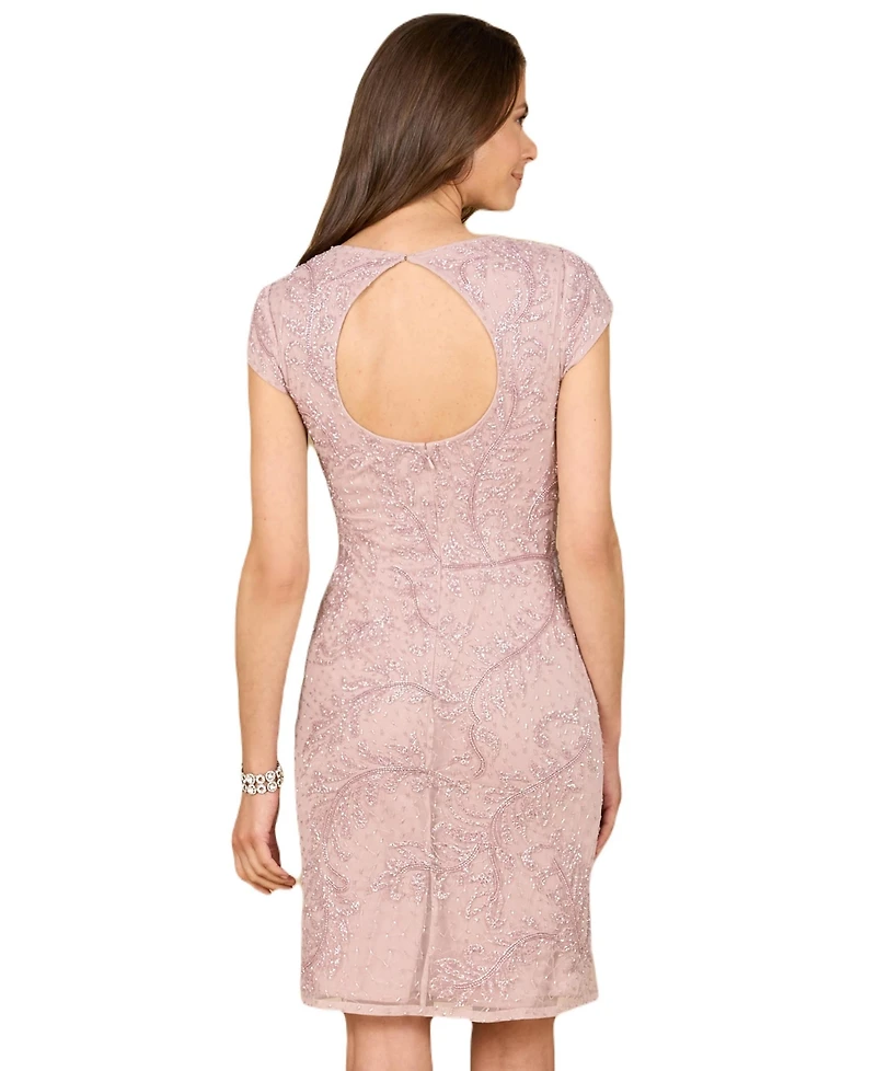 Lara Women's Cap Sleeve Cocktail Gown - Outlet