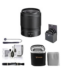 Nikon Nikkor Z 35mm f/1.8 S Lens, Bundle with ProOptic 62mm Filter Kit, Soft Lens Case, Lens Cleaner, Cleaning Kit, Universal Lens Cap Tether