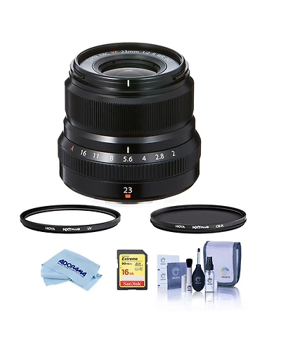 Fujifilm Fujifilm Xf 23mm (35mm) F/2R Wr Lens, Black