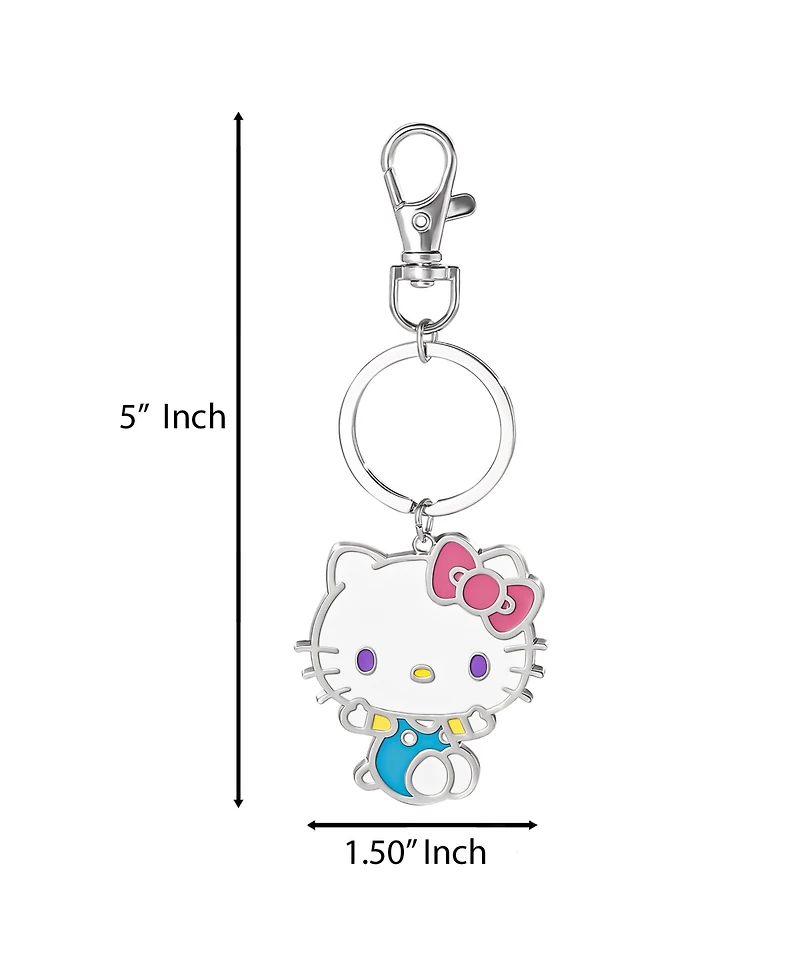 Sanrio Hello Kitty Metal Keychain with Adorable Charm