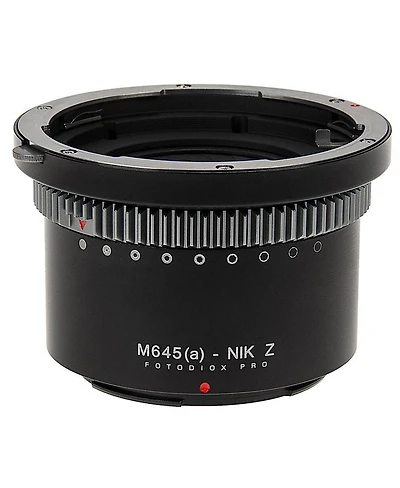 Fotodiox Pro Lens Mount Adapter for Mamiya 645 (M645) Mount Af/Af-d Lenses to Nikon Z-Mount Mirrorless Camera Bodies