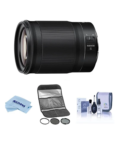 Nikon Nikkor Z 85mm f/1.8 S Lens for Nikon Z, Bundle with Hoya 67mm Digital Filter Kit Ii, Cleaning Kit, Cleaning Cloth