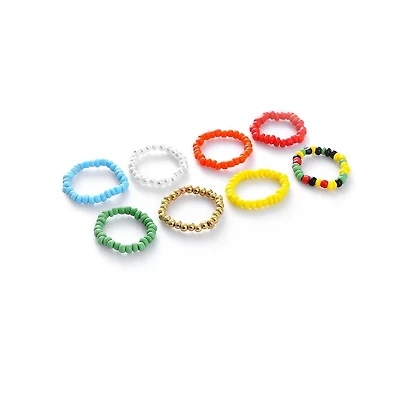 Sohi Women's Beaded Multi-Layer Ring