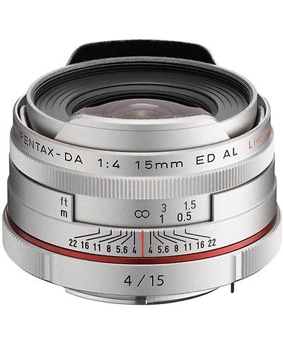 Pentax Smcp-da 15mm f/4 Ed Al Hd Lens for Dslr Cameras, Silver