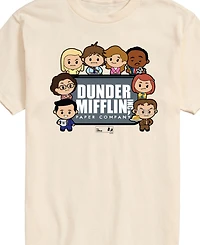 Airwaves Men's The Office Cartoon Short Sleeve T-Shirt