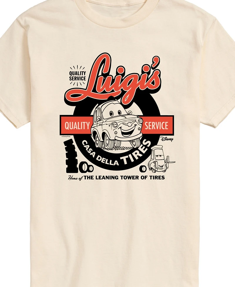 Airwaves Men's Disney Cars Luigi's Short Sleeve T-Shirt