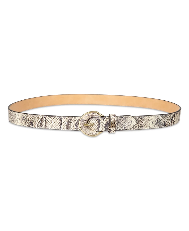 Sam Edelman Women's Leather Harness Buckle Belt