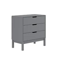 Samuel Kids Triple-Drawer Dresser With Solid Wood Frame