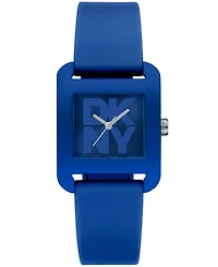 Dkny Women's City Sport Dark Silicone Strap Watch