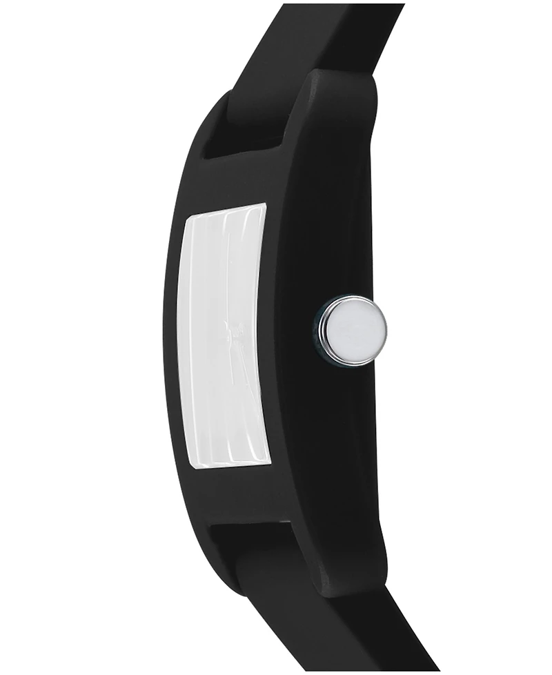 Dkny Women's City Black Silicone Strap Watch, 37mm