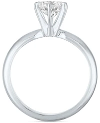 Gia Certified Diamond Solitaire Engagement Ring (1 ct. t.w.) in 14k White Gold