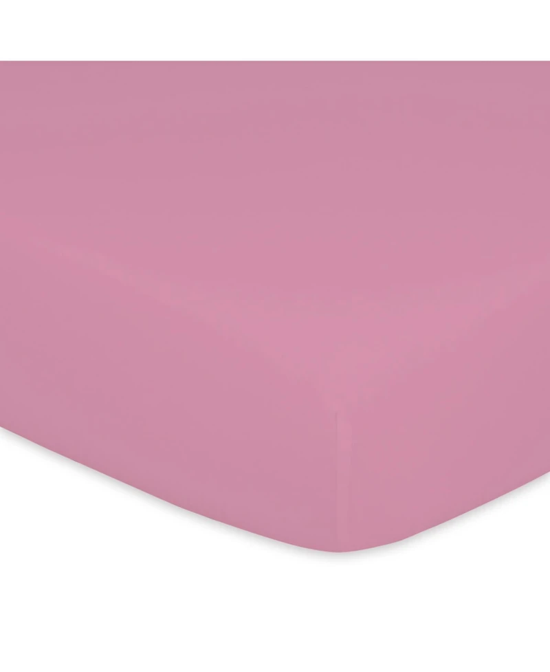 The Peanutshell Fitted Crib Sheet Set, Daisy, 4 Pack