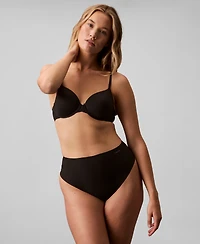Calvin Klein Women's Stay-Put Firm Mesh Thong Underwear QF8165