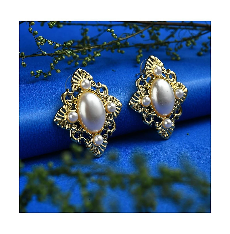 Sohi Women's Victorian Drop Earrings