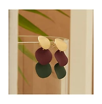 Sohi Women's Gold Plated Designer Drop Earrings