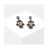 Sohi Women's Trendy Designer Stone Drop Earrings