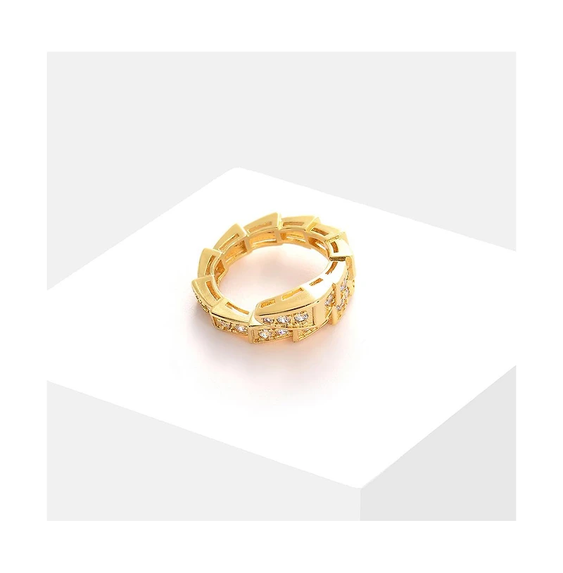Sohi Women's Snakehead Band Ring