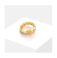 Sohi Women's Snakehead Band Ring