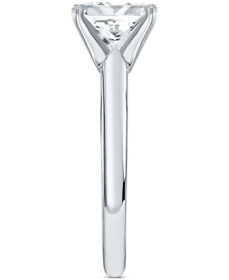 Igi Certified Diamond Emerald-Cut Solitaire Ring (1 ct. t.w.) in Platinum or 18k Gold