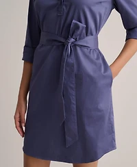 UNTUCKit Women's Stretch Cotton Popover Gracie Shirtdress
