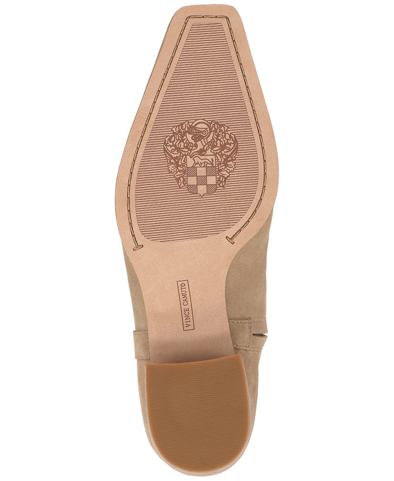 Vince Camuto Women's Prilie Studded Snip-Toe Western Boots