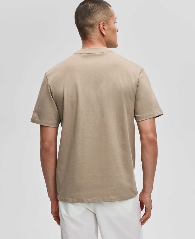 Hugo by Boss Men's Dapolino Relaxed Fit Short Sleeve Crewneck T-Shirt