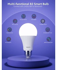 Lepro B2 Ai Smart Light Bulbs