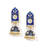 Sohi Women's Floral Drop Earrings