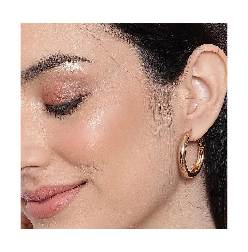 Sohi Women's Everyday Hoop Earrings Set