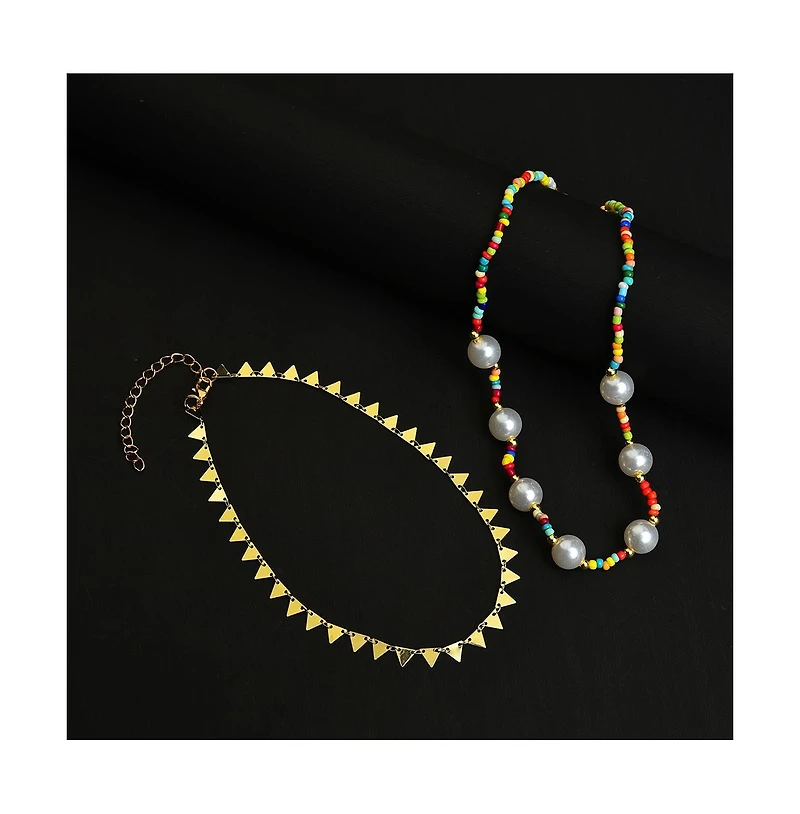 Sohi Women's Everyday Multi-Layer Necklace