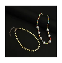 Sohi Women's Everyday Multi-Layer Necklace