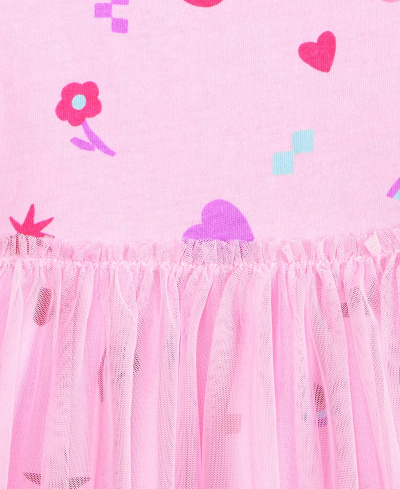 Epic Threads Toddler Girls Doodle Tulle Dress, Exclusively at Macy's