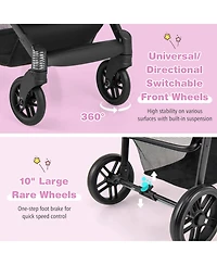 Costway Baby 2 In1 Foldable Stroller Travel Newborn