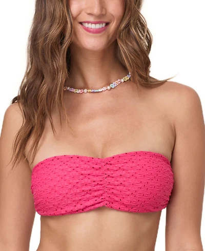 Andie Women's Pana Pointelle Bandeau Bikini Top