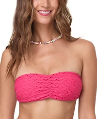 Andie Women's Pana Pointelle Bandeau Bikini Top