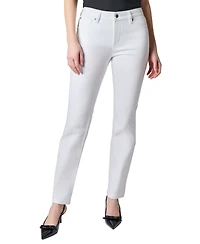 Kasper Women's Mid-Rise Straight-Leg Jeans