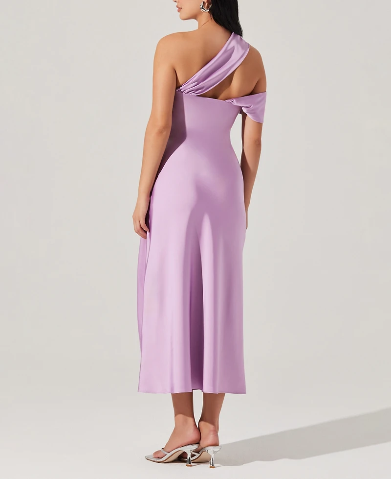 Astr the Label Women's Cersei One-Shoulder Midi Dress