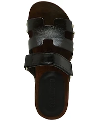 Steve Madden Women's Canal Wooden Platform Slide Sandals