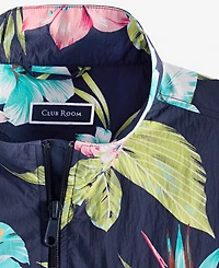 Club Room Men's Hibiscus Floral Lightweight Jacket, Exclusively at Macy's