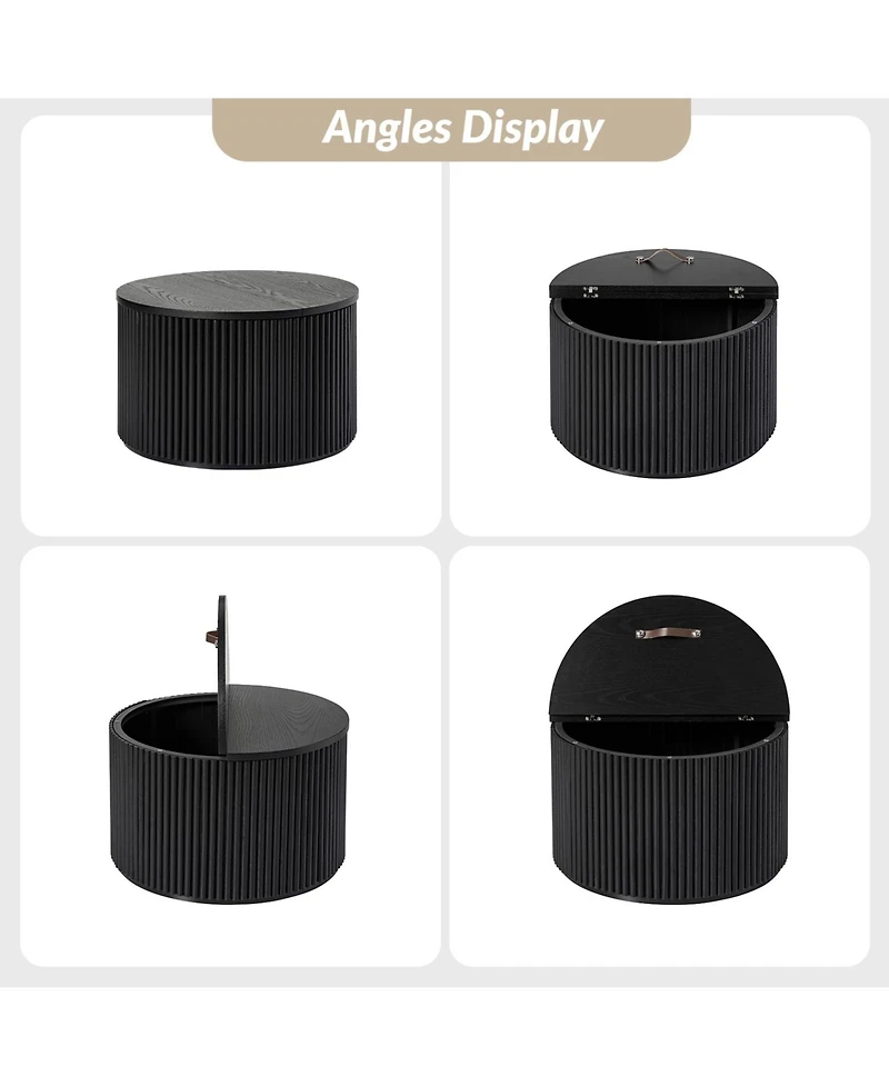 Julius 23.6" Round Coffee Table