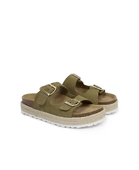 Double Buckle Sandal