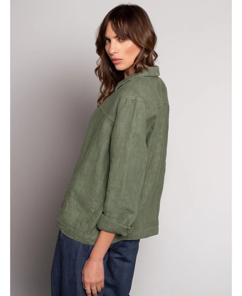 Celtic & Co. Women's Linen Western Jacket